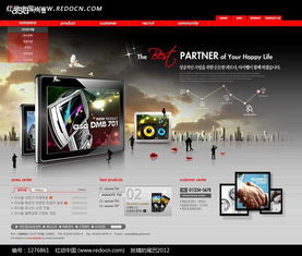 韓國數(shù)碼產(chǎn)品網(wǎng)頁模版PSD素材免費(fèi)下載指南
